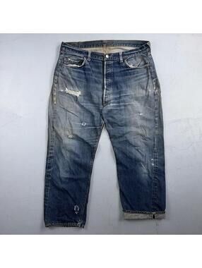 Levis 501 Big E Vintage 60s Redline Selvedge USA XX 1960s Jeans 66 Act 36x26